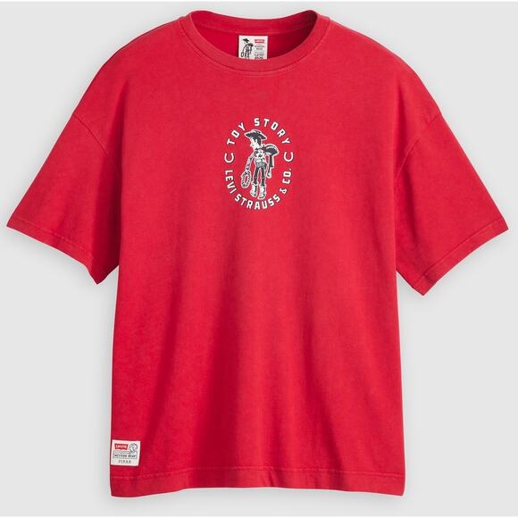 NWT  Levi's X Toy Story Boxy Tee Levi's X Toy Story Boxy Tee in Red size XXL - Picture 1 of 7